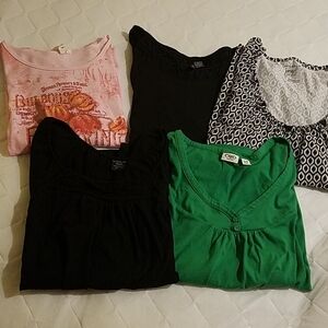 Variety Style & Brand Lot of 5 Tops 2X